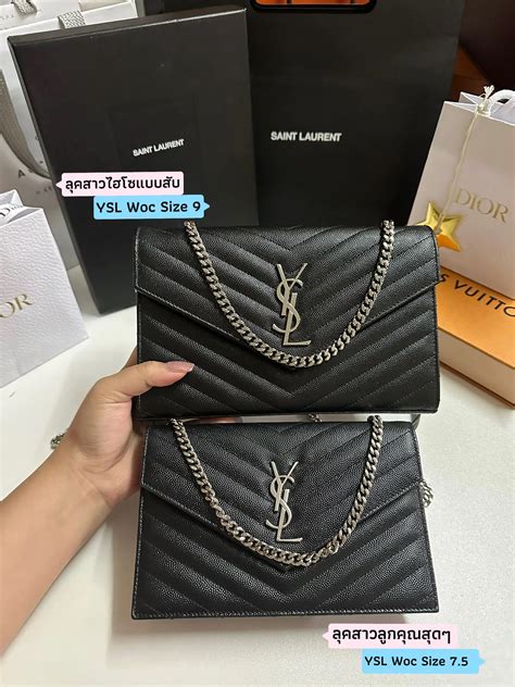 ysl monogram envelope woc 9 ราคา|⭐️รีวิว YSL WOC รุ่นฮิต ทั้งสองไซต์ size 9 & 7.5 ️.